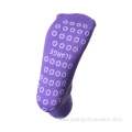 Disposable single tread glue non-slip socks